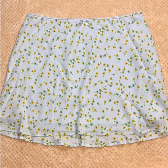 wild fable Dresses & Skirts - Wild Fable Blue Floral Skirt